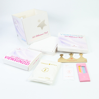 Boîtes à gâteaux pour anniversaires et mariages avec poignée et fenêtre transparente, boîte d'emballage de luxe personnalisée pour pâtisserie et mousses