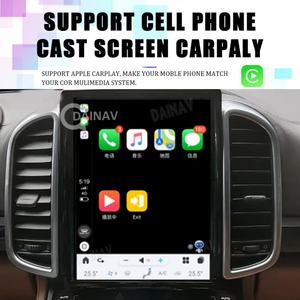 Autoradio 10,5 pouces pour Porsche Cayenne 2010 - 2017, lecteur multimédia Android, navigation GPS, CarPlay sans fil, unité principale - Product Image 3