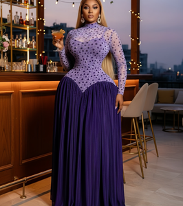 <span class=keywords><strong>Abito</strong></span> da <span class=keywords><strong>donna</strong></span> stampato in due colori con top in rete trasparente, maniche lunghe, vestito <span class=keywords><strong>lungo</strong></span>, taglie forti africane, con sottoveste, dalla S alla 2XL - Product Image 1