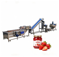 Passievrucht-mango-jam verwerkingslijn met elektrische verwarming, kook-, meng-, vul- en verzegelapparatuur