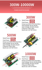 <span class=keywords><strong>Inversor</strong></span> de Corriente Tianmo de Nuevo Diseño, 48v 10000W, Placa de Circuito de <span class=keywords><strong>Inversor</strong></span> de Onda Sinusoidal Pura de 10kw para Sistema de Energía - Product Image 3