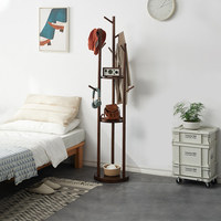 Porte-manteau rotatif multifonctionnel moderne en bois massif pour chambre, entrée, salon, hôtel, usage domestique, mobilier de maison