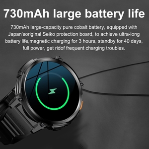 <span class=keywords><strong>Reloj</strong></span> Inteligente <span class=keywords><strong>LEMFO</strong></span> K66 Original al 100%, Pantalla de 1.85 Pulgadas, con Función de Llamadas y Monitor de Frecuencia Cardíaca - Product Image 5