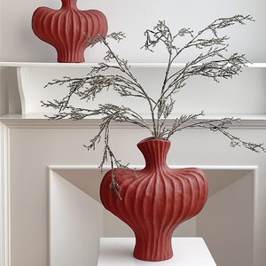 Vase à fleurs en céramique européenne moderne, vases élégants en porcelaine pour table d'hôtel, arrangement de vases pour centre de table de mariage - Product Image 3