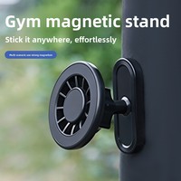 Support de téléphone magnétique pour lit, réglable omnidirectionnellement, double face, pour utilisation mains libres