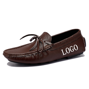 Accetta il servizio OEM fornitura di fabbrica 4 stagioni di grandi dimensioni fatto a mano in pelle da cucire Casual da uomo che cammina da guida mocassini scarpe - Product Image 1