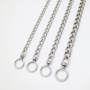 Collar de perro de lujo de acero inoxidable, collar de entrenamiento duradero para perros, cadena P, hebilla giratoria, suministros populares personalizados para mascotas - Product Image 4