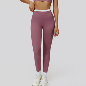 Leggings da Yoga Yoke Personalizzati per Donna, Aderenti, Morbidi, Effetto Nudo, per Corsa, Allenamento, Palestra, <span class=keywords><strong>Fitness</strong></span>, Sollevamento Glutei - Product Image 3
