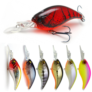 Surface Crank Wobbler Trolling <strong>Fishing</strong> Lures Long Tongue Deep Water Hard Lure 59mm 10g Crankbait for Bass Pike Pesca Tackle - Product Image 1
