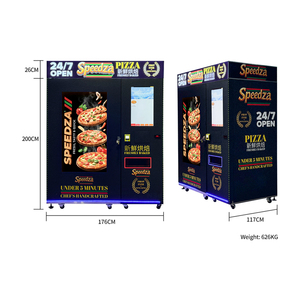 <span class=keywords><strong>Distributeur</strong></span> automatique de pizzas numérique avec double écran d'affichage pour la vente de repas chauds - Product Image 2