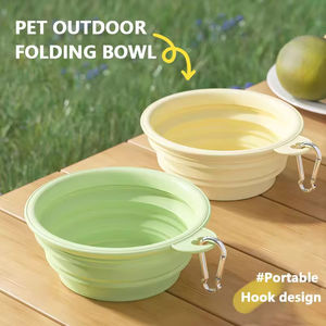 Tazón Portátil Plegable para Mascotas en Colores Macaron, para Uso en Exteriores, Comedero de Silicona Plegable para Perros y Gatos, Ecológico - Product Image 6