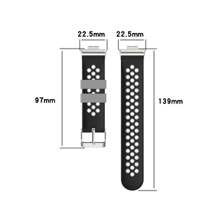 Forwelleny-Correa deportiva de silicona para reloj inteligente, Correa deportiva de dos tonos, estilo hebilla, para <span class=keywords><strong>Huawei</strong></span> <span class=keywords><strong>watch</strong></span> <span class=keywords><strong>FIT</strong></span> - Product Image 4