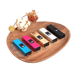 Thuốc Lá Đôi ARC Flameless Windproof điện USB nhẹ hơn, quà tặng tùy chỉnh điện tử Plasma nhẹ hơn