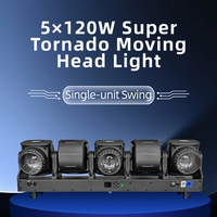 AT600K 5*120 Super Tornado DMX512 IP20 Moving Head LED Wash Light für Bühnenshows, DJ-Disco, Hochzeiten, Eventpartys