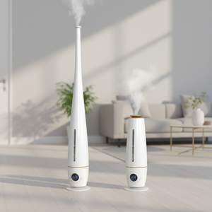 Floor Standing Pure Steam Smart Ultrasonic Humidifier Aroma <strong>Diffuser</strong> 5L Capacity Color Changing <strong>LED</strong> 36dB Quiet Operation for - Product Image 1