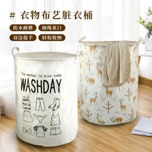 Chinese Durable Bathroom Modern Design Storage Foldable Laundry Non-Woven Fabric Basket - Product Image 2