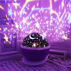 Kids Star Projector Baby Star Projector Night Lights 3 Model Romantic Rotating Cosmos Star Sky Moon Lamp