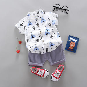2022 New Formal Style Children's Cartoon Triangle Cartoon <b>Dinosaur</b> Two-piece Boys <b>Suit</b> - Product Image 6