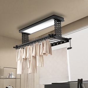Séchoir à linge télescopique intelligent électrique télécommandé et à commande vocale pour balcon domestique - Product Image 5