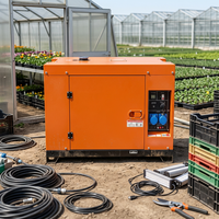 9kW 10kW 11kW 15kW 16kW 18kW Einphasiger Luftgekühlter Generator mit ATS 25kVA Geräuscharmer Dieselgenerator für den Außenbereich