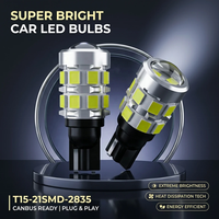 Nouveau TH Howie T15-21SMD-2835 Canbus LED 6W 12-24V pour feux de position, phares, feux arrière, remplacement de feux de plaque d'immatriculation et d'éclairage de tableau de bord de voiture