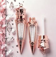 Kit DIY de gloss à lèvres : Emballage personnalisable et ensemble de fabrication de rouge à lèvres liquide pigmenté haute brillance effet diamant mat et brillant