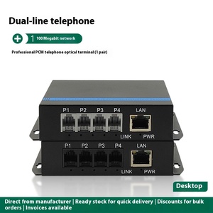 1~128ch Voice PCM Fiber Optic Transceiver 10/100M <strong>Ethernet</strong> 128 Port RJ11 FXS FXO Telephone to Fiber Converter <strong>Multiplexer</strong> - Product Image 4