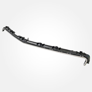 Front Bumper Trim For Mercedes-Benz E-Class 2014-2017 A2078800082 Silver Black Plastic - Product Image 2