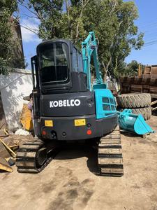 รถขุดขนาดเล็ก Kobelco SK55 น้ำหนัก 5.5 ตัน ความจุบุ้งกี๋ 0.2 ลูกบาศก์เมตร อุปกรณ์ก่อสร้างมือสอง พร้อมเครื่องยนต์ Kobelco 59 กิโลวัตต์ ใช้งานมาแล้ว 0-2000 ชั่วโมง - Product Image 5