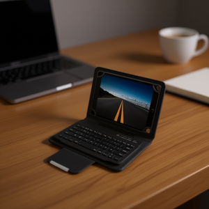 Temco PT10-N 10 Inch <b>Tablet</b> Case With Wireless <b>Keyboard</b> <b>For</b> Windows Android IOS - Product Image 2
