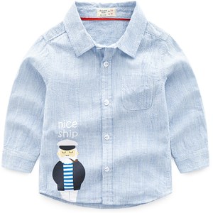 Fabricant chinois de vêtements mignons pour garçons, chemises à manches longues à motifs de dessins animés amusants, disponible sur Ali Online Shopping - Product Image 3