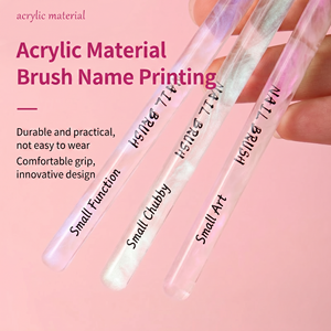 Ensemble de pinceaux de précision pour nail art avec capuchon métallique de protection, stylo fin pour la création de motifs de fleurs et de papillons sur les ongles - Product Image 5