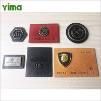 Étiquettes LOGO, patchs personnalisés en métal, impression en relief, patchs privés en PU ou en cuir véritable, étiquettes de vêtements durables en relief