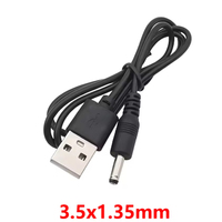 USB Typ ein Stecker auf 3,5*1,35 5,5*2,1 DC-Netz stecker Kabel 5V Barrel Jack Connector Charger Extended Line