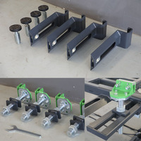 Banc de traction de châssis automobile en acier à profil ultra-bas Uniliner UL-280 pour la réparation de carrosseries et de châssis de véhicules