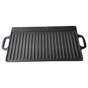 Poêle de <span class=keywords><strong>Barbecue</strong></span> en <span class=keywords><strong>fonte</strong></span>, <span class=keywords><strong>plaque</strong></span> de cuisson d'extérieur, ustensile de cuisine pour Camping en plein air - Product Image 5
