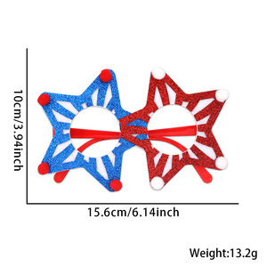 USA Patriotic Party Lunettes de soleil Drapeau américain Lunettes pour le 4 <span class=keywords><strong>juillet</strong></span> Independence Memorial Day Promotionnel Party Supplies Accessoire - Product Image 5