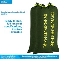 Sac en toile imperméable pour le contrôle des inondations, les incendies et les urgences, absorption d'eau, expansion, poignée à cordon épaisse