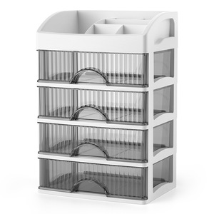 Choice Fun Desktop Large Capacity <strong>Shelf</strong> Acrylic Cabinet Cosmetics Jewelry Organizer Makeup Rotating <strong>Storage</strong> <strong>Box</strong> - Product Image 4