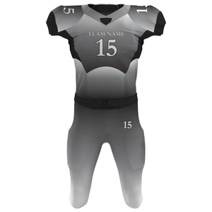 Service OEM, vente en gros d'uniformes de football américain avec logo personnalisé, haute qualité, 100% polyester, ensemble d'uniformes de football américain - Product Image 1