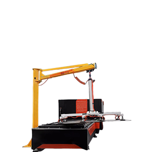 Mesin muatan pemotongan Laser, pelat baja pengangkat penyedot vakum lengan tunggal Cup penghisap penopang bermotor - Product Image 5