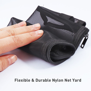 Borse per il Trucco in Nylon FOSKA, Facili da Riporre e Trasportare, Astuccio Trasparente con Chiusura a Zip per Scuola, Ufficio, Casa e Accessori da Viaggio - Product Image 4