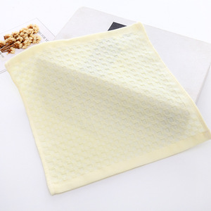 Cotton Checkered <b>Square</b> Baby Towel Quick-Dry Infants And Young Children Home Use 50g Or Less - Product Image 2