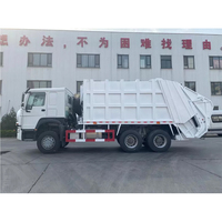 Camion à ordures compacteur 20m³ 6x4, moteur diesel 371HP, 25 tonnes de charge utile, camion compacteur de déchets lourd