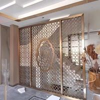 Écran de confidentialité pliable en acier inoxydable personnalisé, clôtures en acier corten pour l'extérieur, décoration de jardin, écran pour salon, panneau