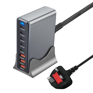 Estación de carga USB C GaN <span class=keywords><strong>Pro</strong></span> de 635W, concentrador de alimentación de escritorio de 8 puertos (5xUSB-C + 3xUSB-A), cargador 140WPD3.1 para <span class=keywords><strong>Mac</strong></span> <span class=keywords><strong>Book</strong></span> <span class=keywords><strong>Pro</strong></span> M3 <span class=keywords><strong>Max</strong></span> - Product Image 4