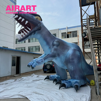 Nouveau ballon gonflable de Triceratops de dragon, costume adapté aux besoins du client de Triceratops d'animal sauvage pour la décoration de pelouse