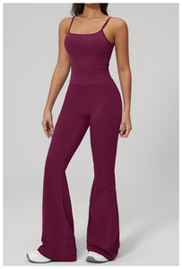 Conjuntos de yoga, mallas deportivas, pantalones cortos ajustados, pantalones rectos, sujetadores deportivos holgados para mujer, camisetas sin mangas, camisetas de gimnasio personalizadas, camisetas de manga larga - Product Image 2