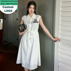 Catálogo VIP Contáctenos Ropa <span class=keywords><strong>de</strong></span> Diseñador <span class=keywords><strong>de</strong></span> Alta Calidad para Mujer Vestido <span class=keywords><strong>de</strong></span> Verano para Mujer <span class=keywords><strong>Vestidos</strong></span> Blancos Elegantes - Product Image 1