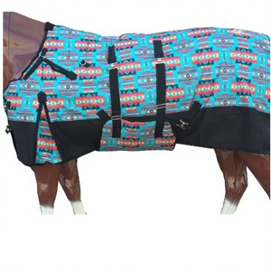 Équipement équestre, couverture anti-mouches pour cheval, tissu respirant en maille, couverture de protection contre les mouches pour l'été - Product Image 1